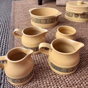 Vintage Kiln Craft Bacchus Design Staffordshire Ironstone Set